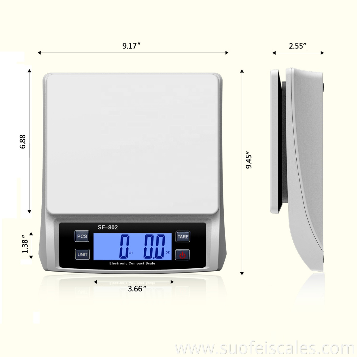 SF-802 Electric 30kg Postal Shipping Parcel Balance Wagge Digital Office Kitchen Scale 30kg Weight Machine